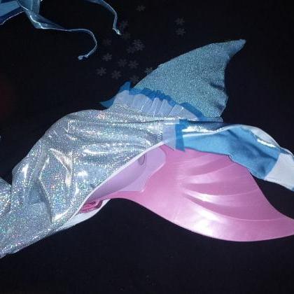 Elsa Frozen Mermaid Tail Swimmable. Finis Mermaid..